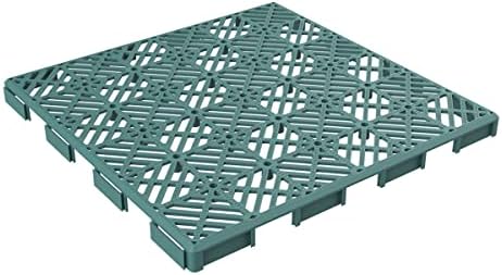 Pure Garden 12-Pack Polypropylene Interlocking Patio Deck Tiles by PureGarden