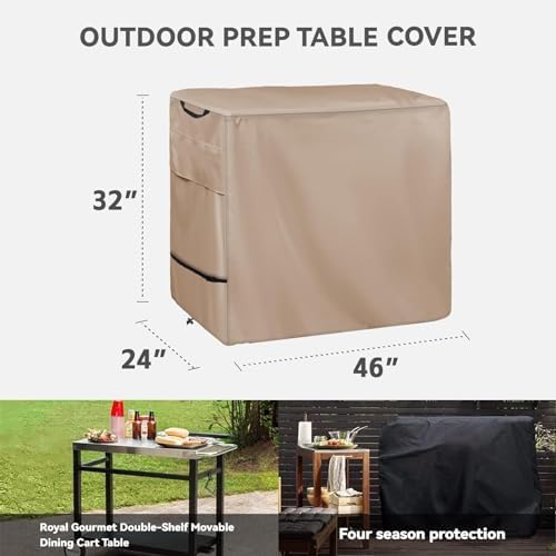 Outdoor Prep Table Cover for PC3404S Rolling Dining Table - Image 2