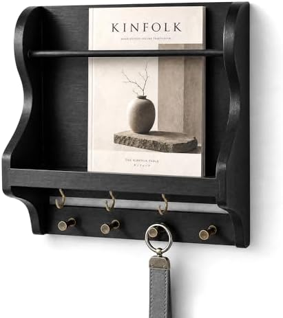 Pine Wood Mail Organizer Wall Mount by REBEEVISION