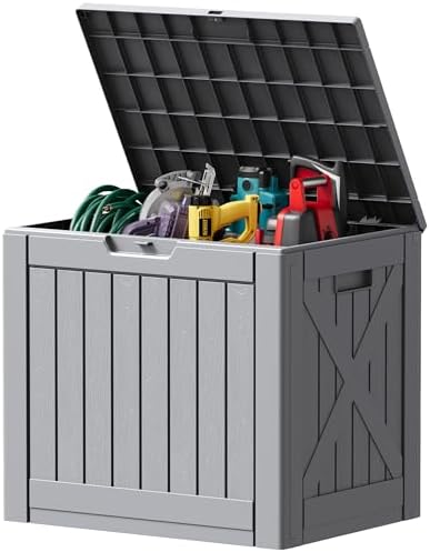Devoko 40 Gallon Deck Box Lockable Outdoor Storage Box Waterproof by DEVOKO