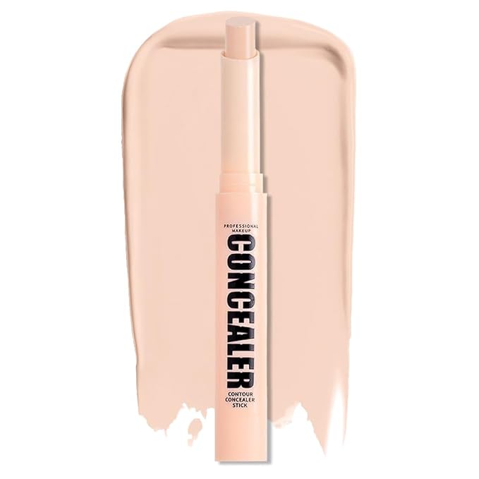 Kaely PROFESSIONAL MAKEUP Correcting Concealer Stick,Medium Coverage Concealer Crayon,under Eye Brightener Concealer for Dark Circles,corrector de ojeras,Lightweight,Vegan,02 LIGHT