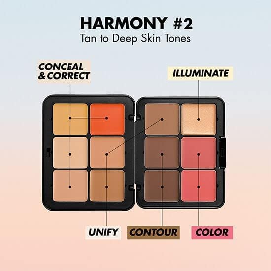 HD Skin All In One Palette - Harmony 2 by Make Up For Ever for Women - 0.9 oz Palette