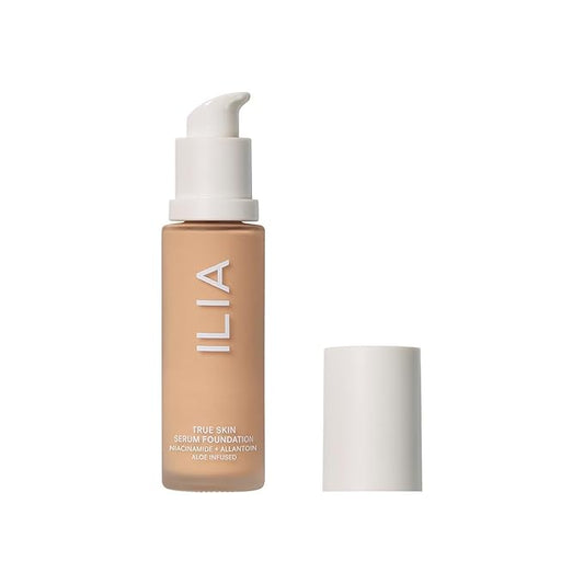 ILIA - True Skin Serum Foundation | Non-comedogenic, Cruelty-Free, Vegan, Weightless Feel, Buildable Coverage, Safe For Sensitive Skin (Bowen SF4)