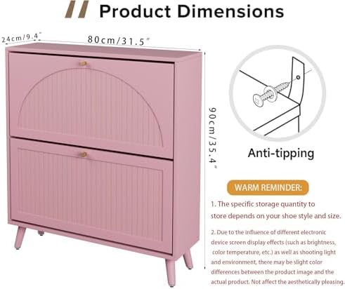 Fsbecl Shoe Storage Cabinet for Entryway - Image 2