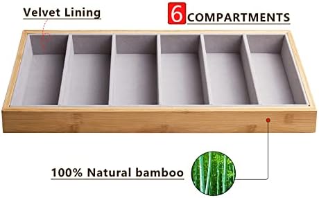 Natural bamboo Glasses Eyeglass Eyewear Sun glasses Sunglasses Box Storage Case - Image 2