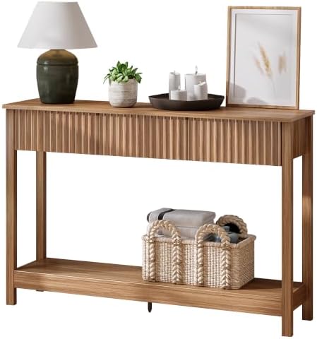 Treocho 47" Fluted Console Table - Image 6