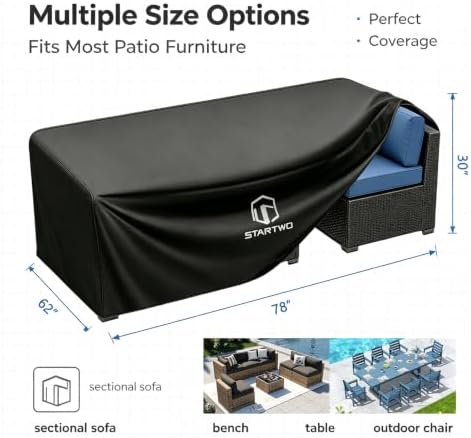 Garden Backyard Patio Furniture Cover, Outdoor Furniture Covers Waterproof - Image 2