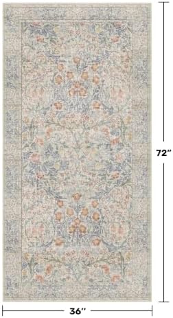 Washable 3x6 Runner Rug for Laundry Room, Large Kitchen - Image 2