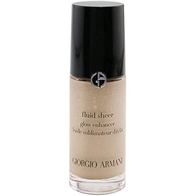 Fluid Sheer Glow Enhancer - 02 Champagne by Giorgio Armani for Women - 0.6 oz Makeup