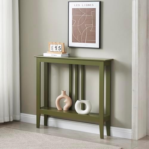 Kings Brand Narrow Console Table w/Storage Shelf by KingsBrandFurniture