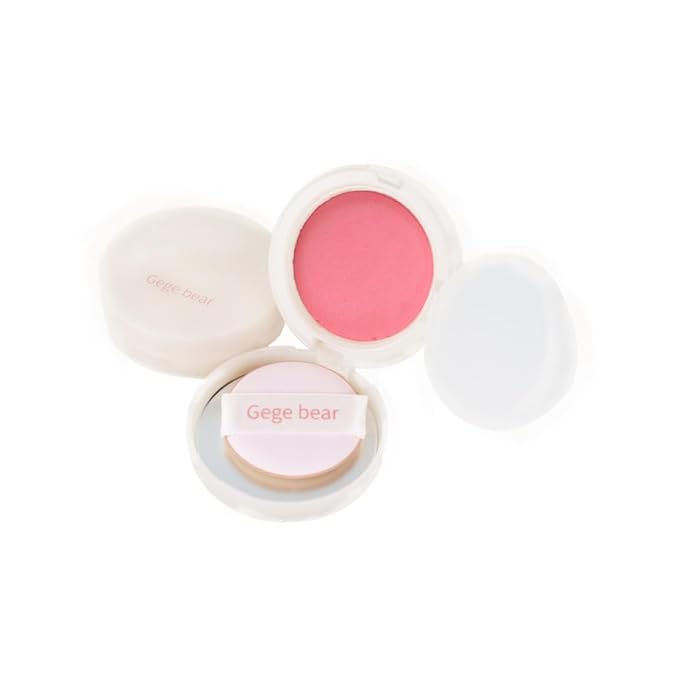 Silky Matte Blush,Blush Powder for Cheeks,Long-Lasting, Natural Look, Powder Blush Palette, Complements All Skin Tones