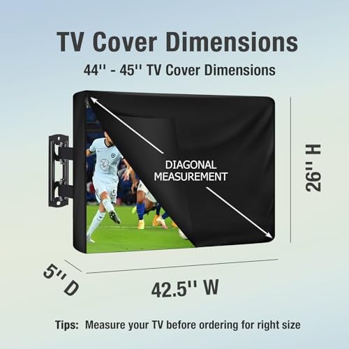 REDRICH 600D Heavy Duty Outdoor TV Cover - Image 2