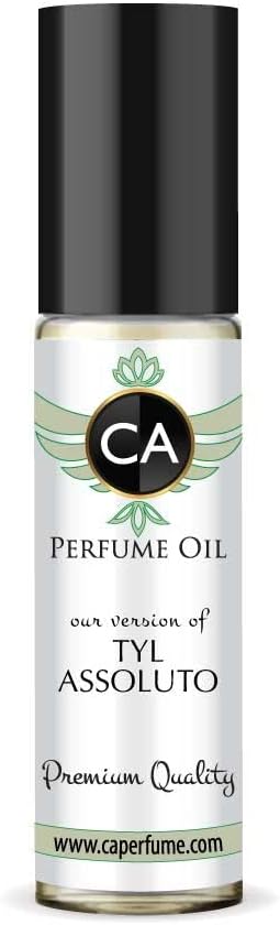 CA Perfume Impression of T Terenzi Tyl Assoluto For Women & Men Replica Fragrance Body Oil Dupes Alcohol-Free Essential Aromatherapy Sample Travel Size Concentrated Long Lasting Roll-On 0.3 Fl Oz/10ml