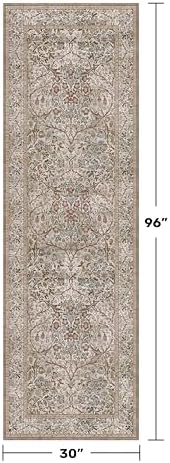 Moss Green 2'6" x 8' Runners for Hallways Non Slip, Extra Long Floor Runner for - Image 2