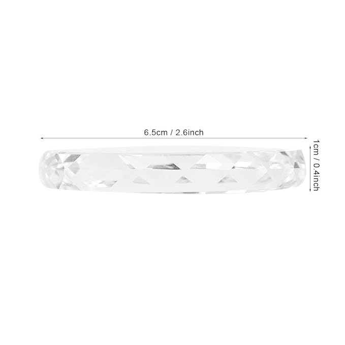 Glass Nail Art Palette Transparent Paint Drawing Colorful Paint Tray for Beauty Personal Care Drawing Color Dish DIY Nail Art Accessories Tools(02)