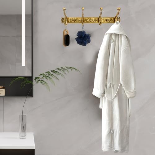 Coat Rack Wall Mount, Vintage Wall Hooks Coat Hooks Antique Towel Racks - Image 4