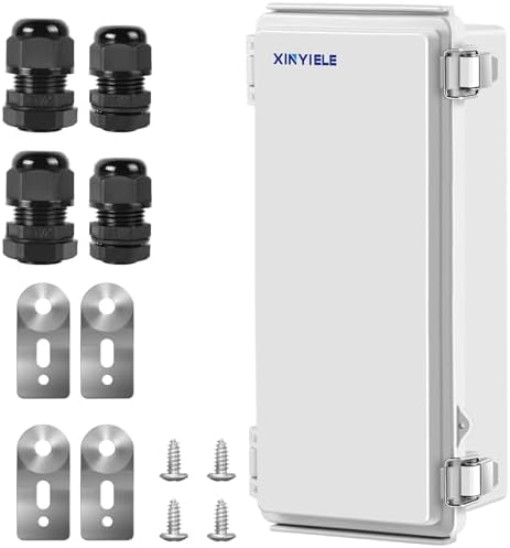 Waterproof Outdoor Project ABS Plastic Junction Box IP67 Weatherproof Dustproof by XINYIELE