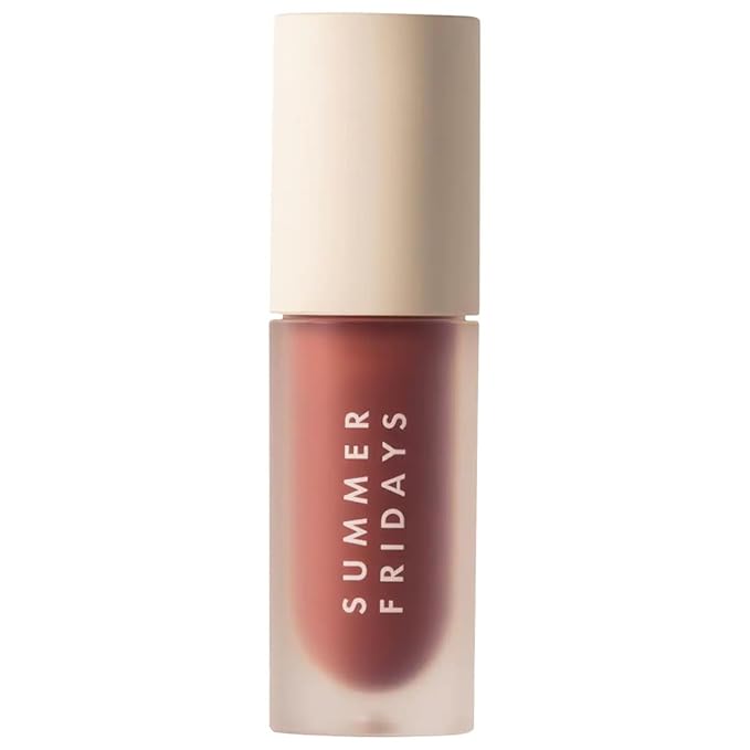Summer Fridays Dream Lip Oil - Tinted Lip Oil with Moisturizing Sheer Coverage, High-Shine and Deep Hydration - Non-Sticky Formula for Long-Lasting Softness - Warm Beige (0.15 Oz)