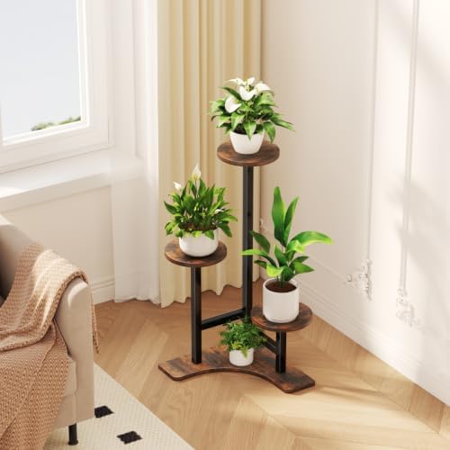 Homsorout Plant Stand Indoor, 3 Tier Corner Plant Stand - Image 5