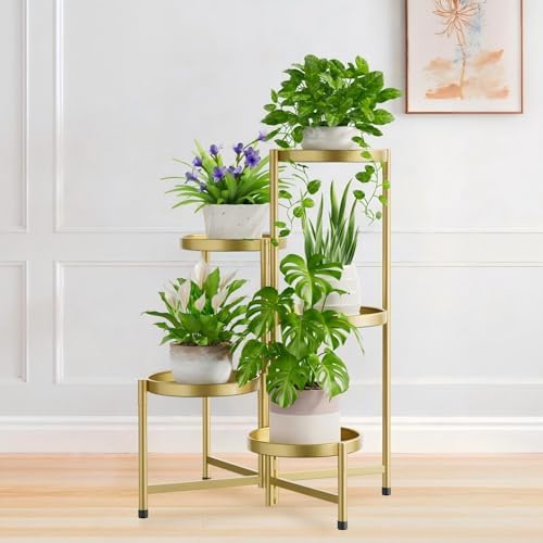 iDavosic.ly 5 Tier Large Plant Stand Indoor Outdoor, 10 In Wide Tray by iDavosicly