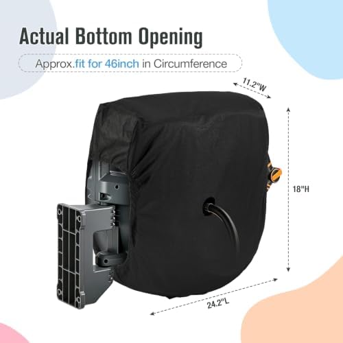 Hose Reel Cover, 600D 24.2"Lx11.2"Wx18"H - Image 3
