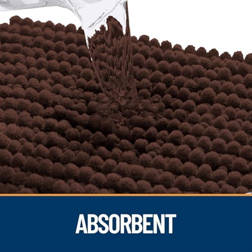 OLANLY Dog Door Mat for Muddy Paws 44x32, Extra Absorbent Chenille Mud Mat - Image 4