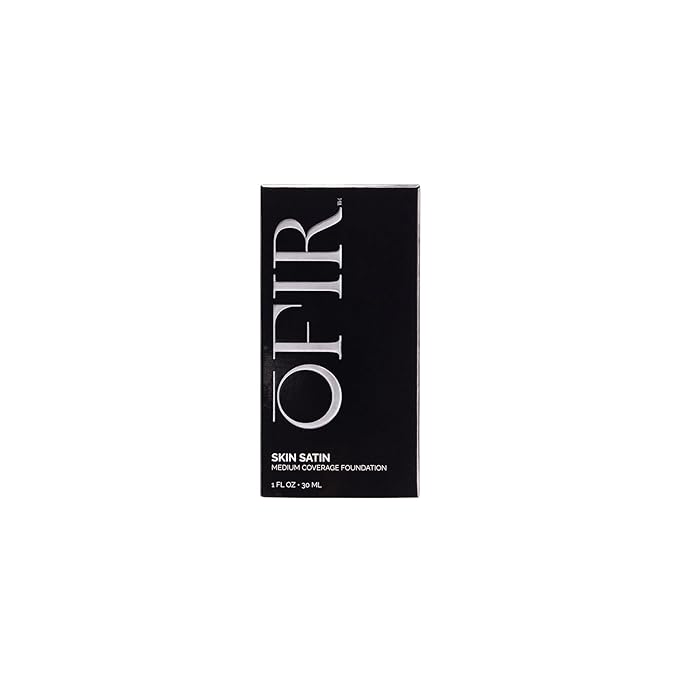OFIR Skin Satin Medium Coverage Foundation | Vegan | Blue Light Protection | Non-Creasing | 1 FL OZ | (Milk - Very Fair Cool)
