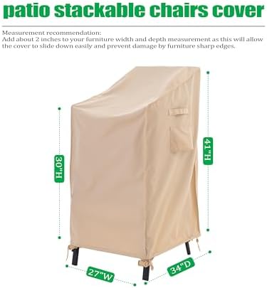 F&J Outdoors Patio Chair Cover - Image 2