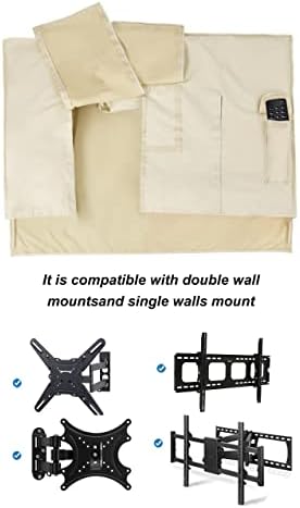 iBirdie Outdoor TV Cover 80 to 85 inch Weatherproof and Waterproof - Image 4