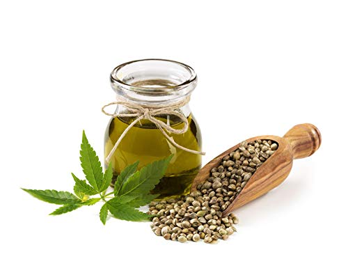 US Organic Hemp Seed Oil, Certified Organic, Pure & Natural, Cold Pressed Virgin, Unrefined, Amber Glass Bottle with Glass Eye Dropper for Easy Application (2 oz (56 ml))
