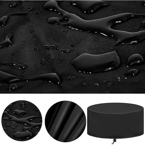 Patio Furniture Covers Round 76 x 28 Inch, Outdoor Furniture Cover Waterproof - Image 3