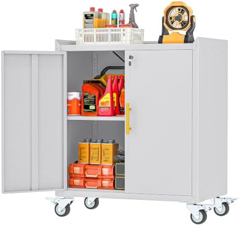 GAIOUS 35.6'' Tall Metal Garage Storage Cabinet by GAIOUS