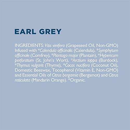Natural Earl Grey Lip Balm, Bergamot Essential Oils Paraben Free, Healthy Lip Balm For Dry Cracked Lips 2 Pak With Organic Coconut Oil No Synthetic Fragrance Made In USA Ora's Amazing Herbal 2 Pak