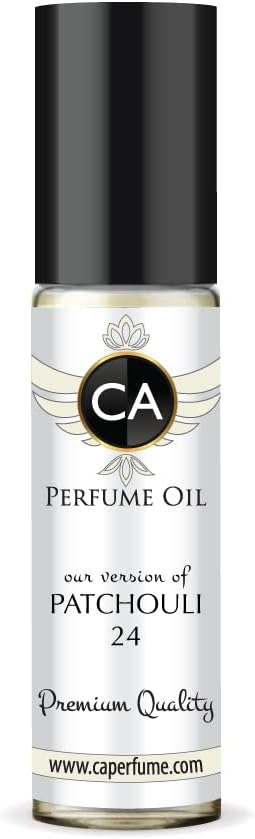 CA Perfume Club Impression of Le Lb Patchouli 24 For Women & Men Replica Fragrance Body Oil Dupes Alcohol-Free Essential Aromatherapy Sample Travel Size Long Lasting Attar Roll-On 0.3 Fl Oz/10ml