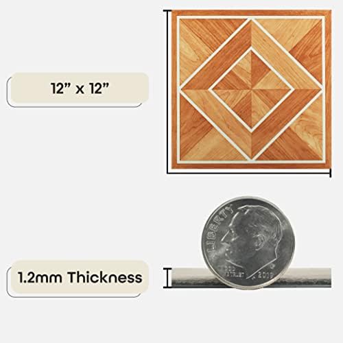 Nexus Peel & Stick Vinyl Floor Tiles, 12 x 12 in - Image 3