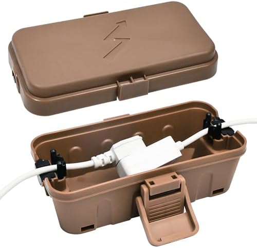 Hrensaw Small Weatherproof Electrical Connection Box, Outdoor Electrical Box by Hrensaw