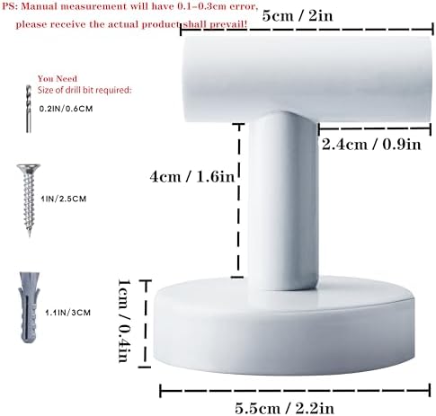 4 Pack Towel Hooks Bathroom Wall Hook Holder Stainless Steel Coat Robe Clothes - Image 2