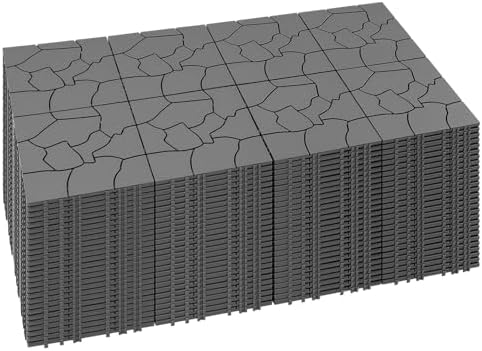 216 PCS Plastic Interlocking Deck Patio Tiles by Mapleyard