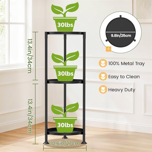 LASZOLA Plant Stand Indoor Tall Corner - Image 2