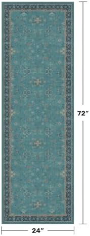 Hazo Haus Boho 2x6 Non Slip Kitchen Rug Runner - Image 2