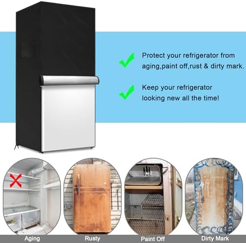 Outdoor Refrigerator Cover Dustproof - Image 4