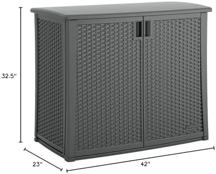 Suncast Lockable Outdoor Cabinet Storage - Image 3