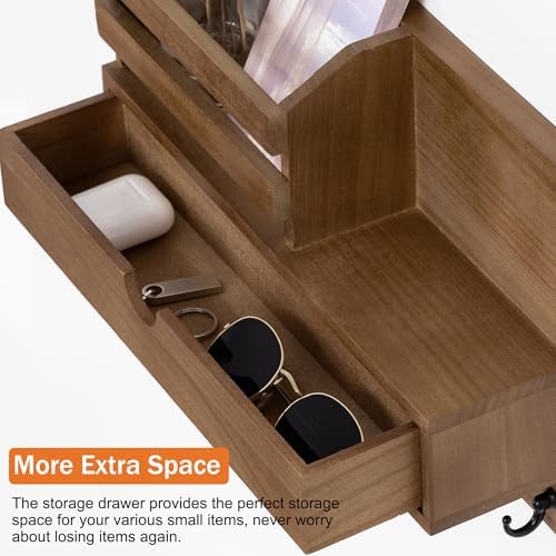 Key Holder Wall Mount, Mail Organizer - Image 4