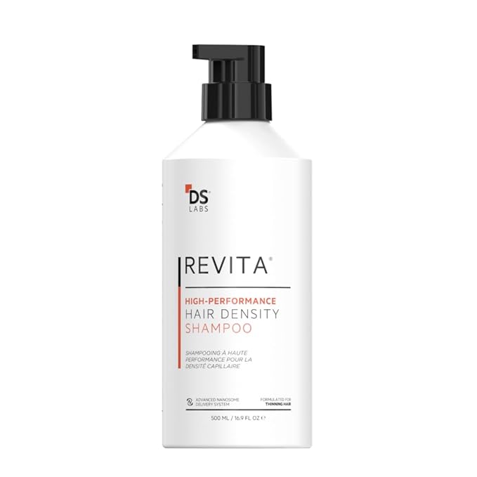 DS Labs Revita Shampoo – High-Performance Hair Density Shampoo, Volumizing & Thickening, Fuller, Healthier-Looking Hair, Sulfate & Silicone Free, For Men & Women, 500mL, Packaging May Vary