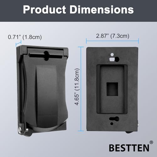 5 Pack BESTTEN Outdoor Outlet Cover - Image 5