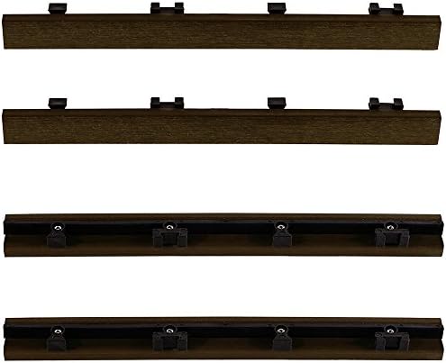 1 in. x 1 ft. Quick Deck Composite Deck Tile Straight Trim - Image 3