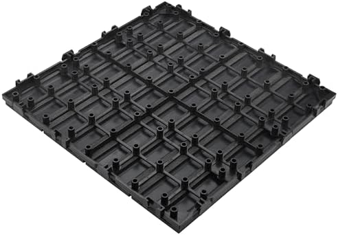 Design House Square Deck Tile, Modern Ebony - Image 3
