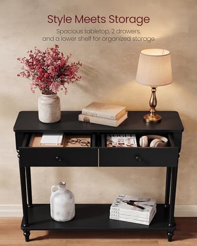 VASAGLE 39.3"Console Table, Narrow Entryway Sofa Table - Image 4