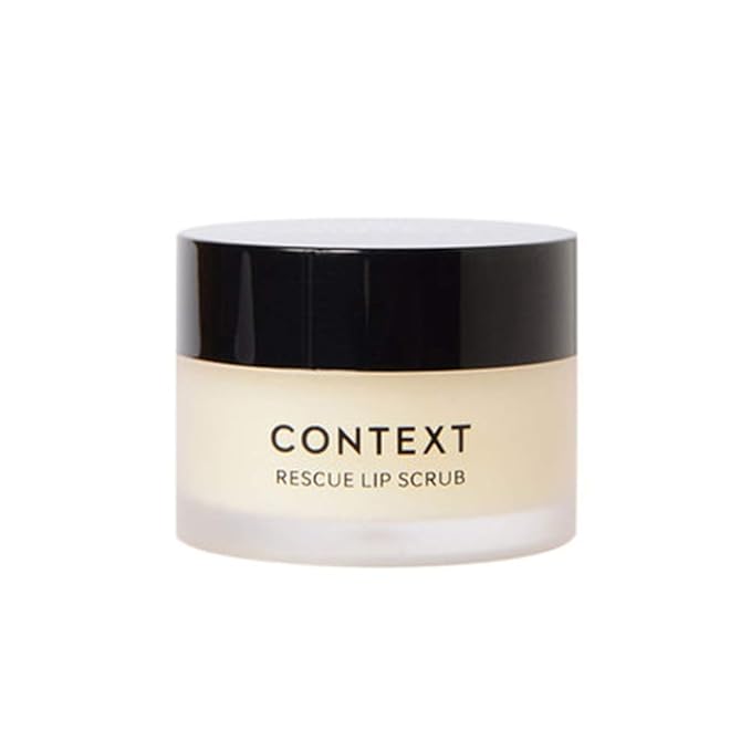 Context Skin Rescue Lip Scrub - sugar lip scrubs for nourishing essential lip care, Lip repair for soft lips, organic lip scrub, essential oils, ultra hydrating, lip moisturizer for very dry lips
