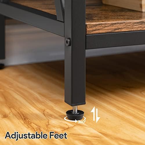 MAHANCRIS 31.5" Sofa Table, Industrial Console Table, 3-Tier Entryway Table - Image 5